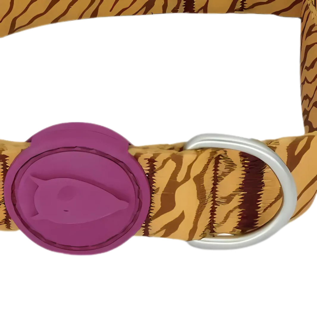 Morso Hundehalsband Dschungel Trommel - Recycelt - Orange
