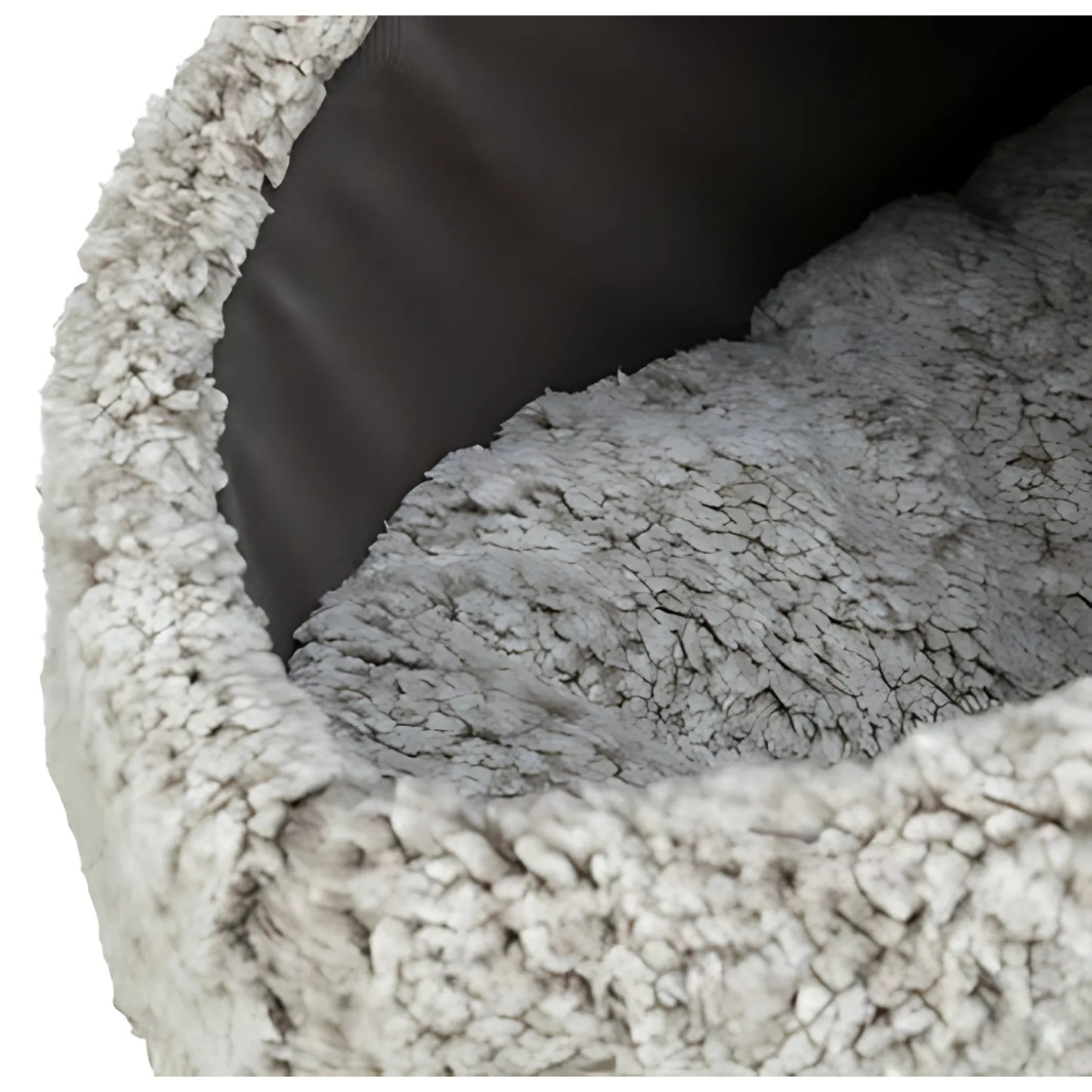 Trixie Cat Basket Iglo Calida Wärme Reflektierend Grau-Weiss/Schwarz