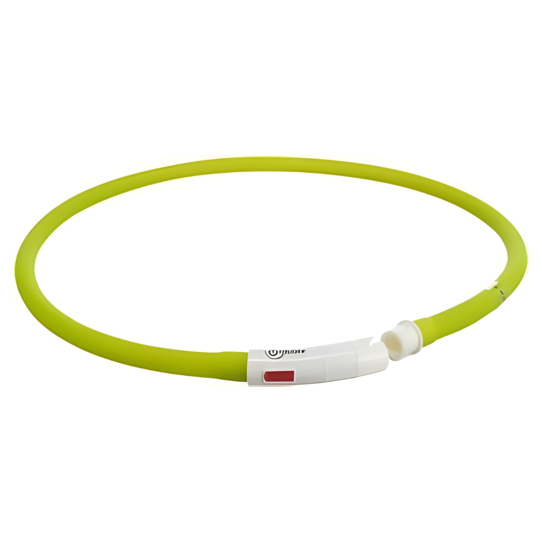 Trixie leuchtendes Hundehalsband - wiederaufladbar - Gelb