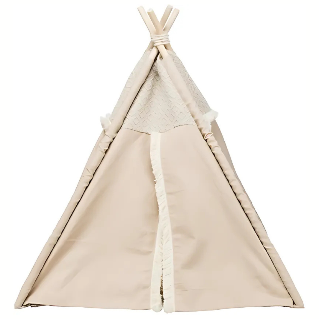 Trixie Katze Korb Tipi Boho Beige