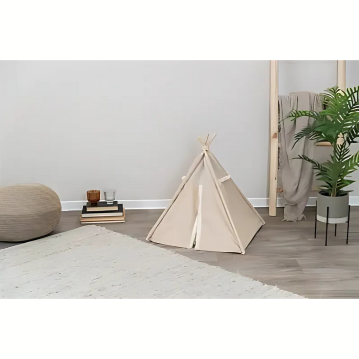 Trixie Katze Korb Tipi Boho Beige