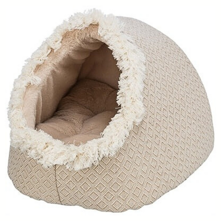 Trixie Katze Korb Iglu Boho Beige