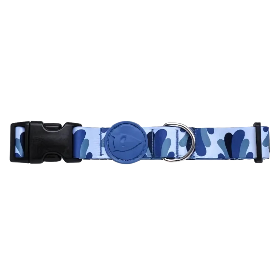 Morso Hundehalsband Splash - Recycelt - Blau