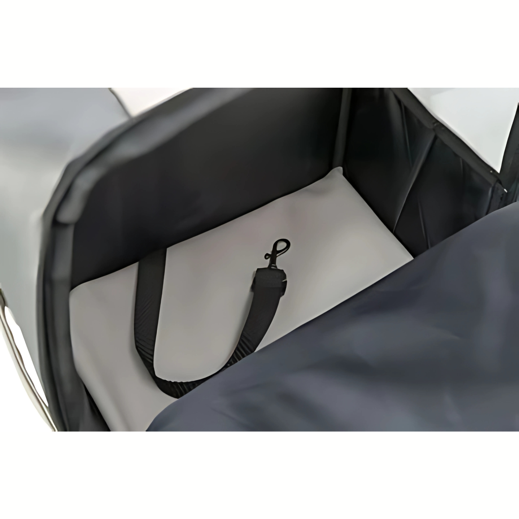 Trixie Hunde-Rucksack Citystyle Kunstleder Hellgrau