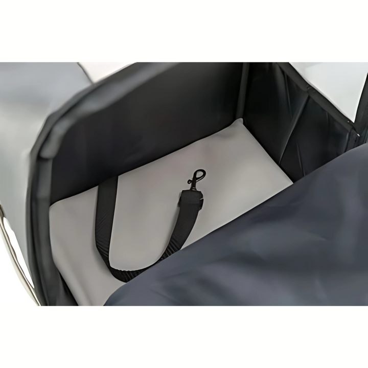 Trixie Hunde-Rucksack Citystyle Kunstleder Hellgrau