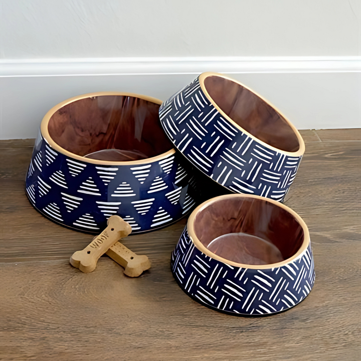 Tarhong Futterschale Hunde Oase Melamin Indigo Blau