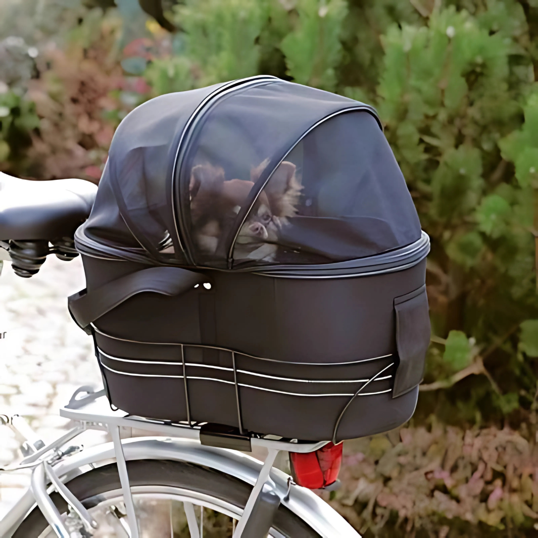 Trixie Fahrradkorb für Gepäckträger - Schwarz