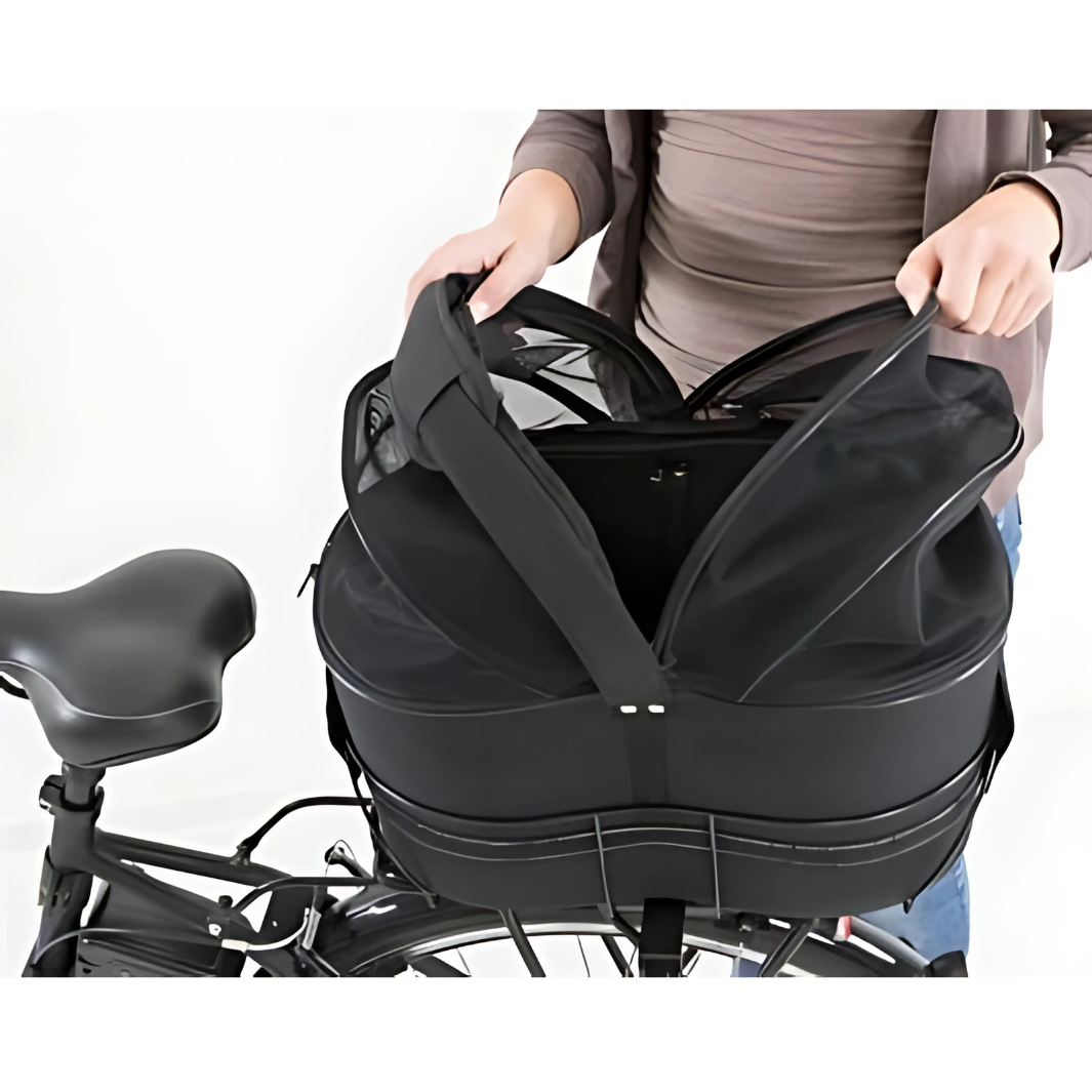 Trixie Fahrradkorb für Gepäckträger - Schwarz