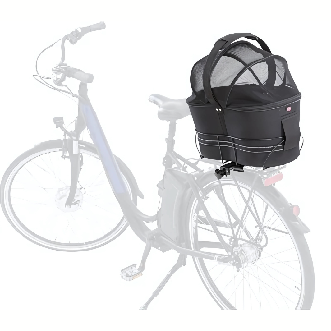 Trixie Fahrradkorb für Gepäckträger - Schwarz