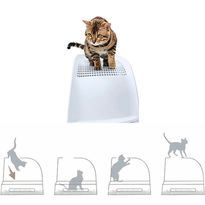 Imac Katzentoilette Frida Mit Schublade Blau
