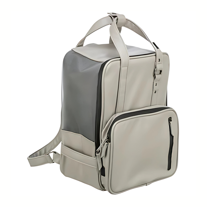 Trixie Hunde-Rucksack Citystyle Kunstleder Hellgrau