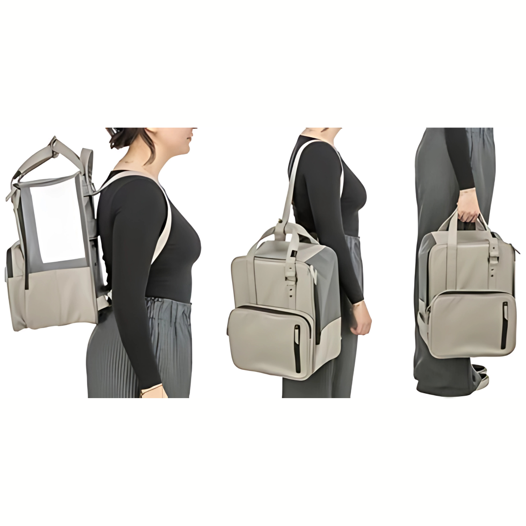 Trixie Hunde-Rucksack Citystyle Kunstleder Hellgrau