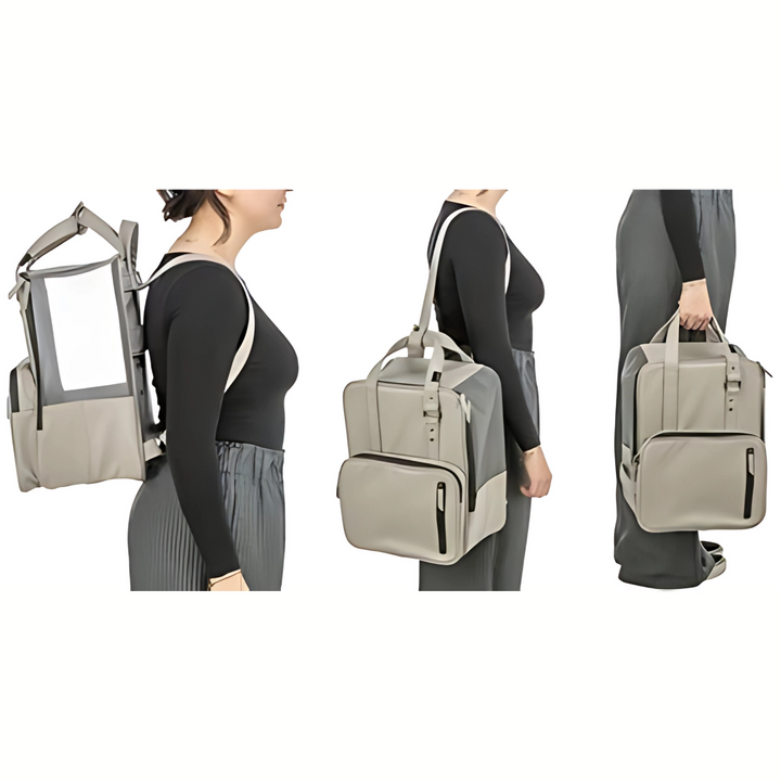 Trixie Hunde-Rucksack Citystyle Kunstleder Hellgrau