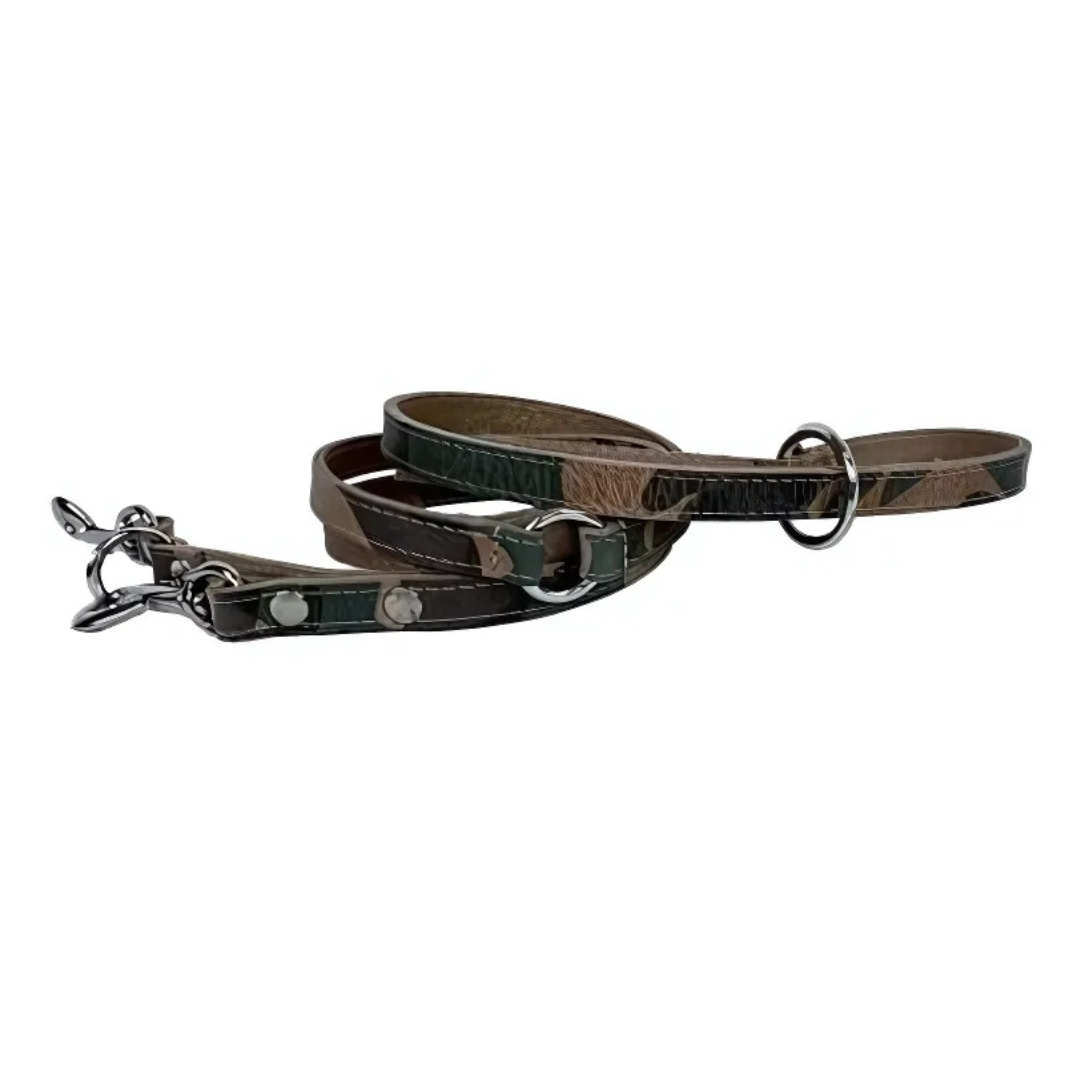 Sazzz Hundeleine Furchtlos Vintage - Leder - Camouflage