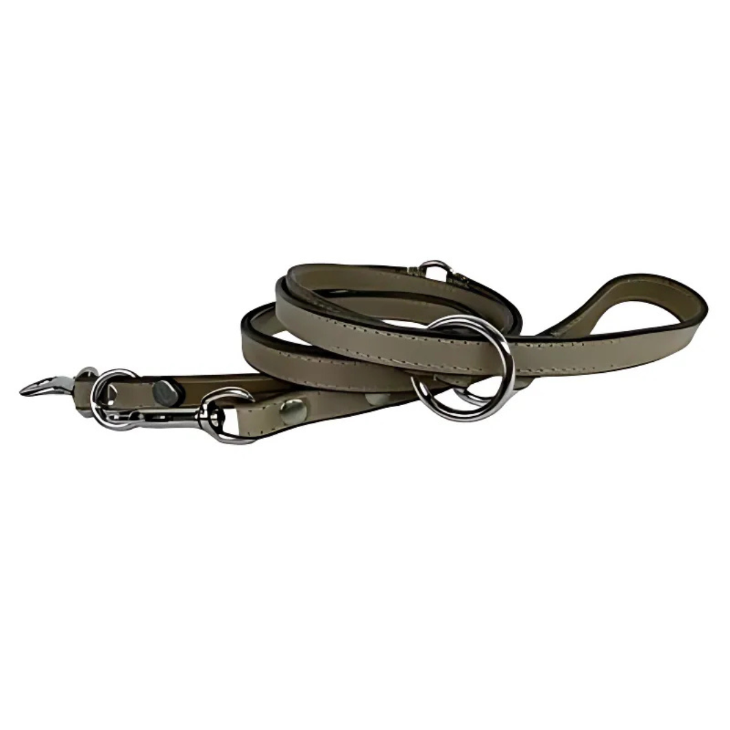 Sazzz Hundeleine Furchtlos Vintage - Leder - Beige