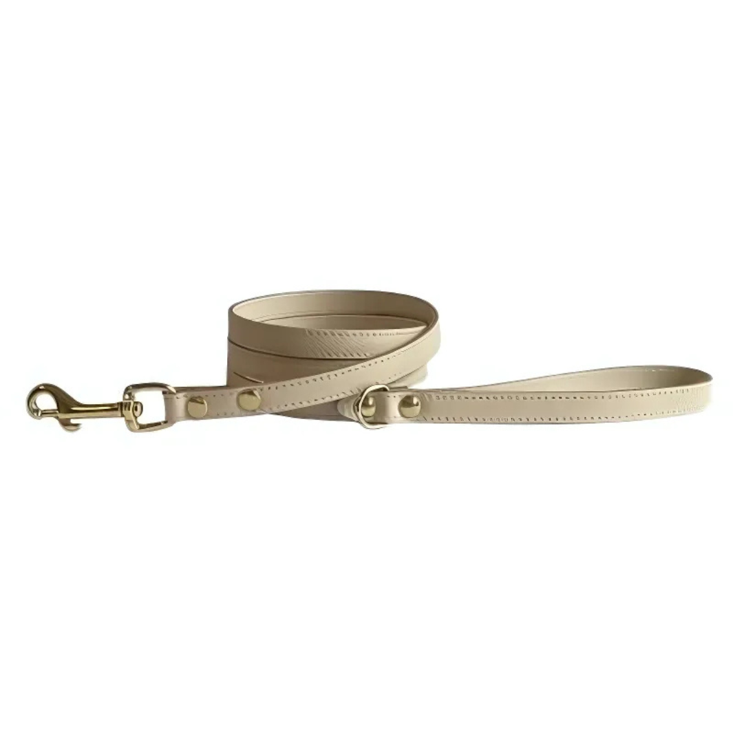 Sazzz Hundeleine Passion Classic - Leder - Creme