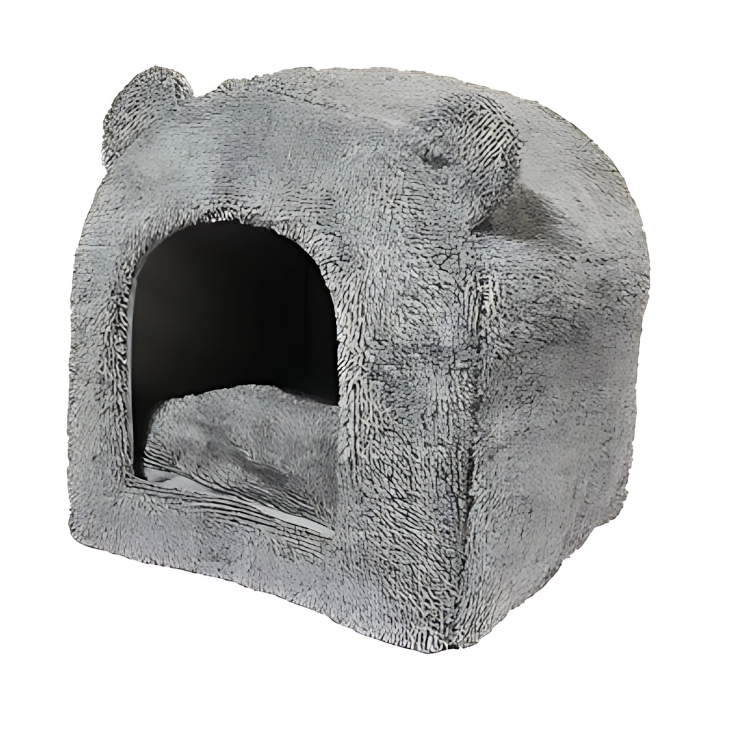 40 Winks Rosenholz Katzenkorb Iglu