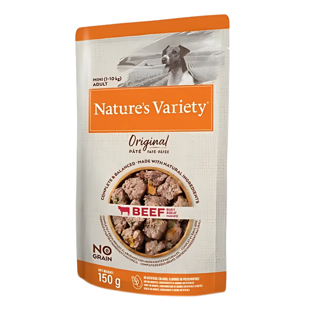 8 x Natures Variety Original Mini-Beutel Rindfleisch