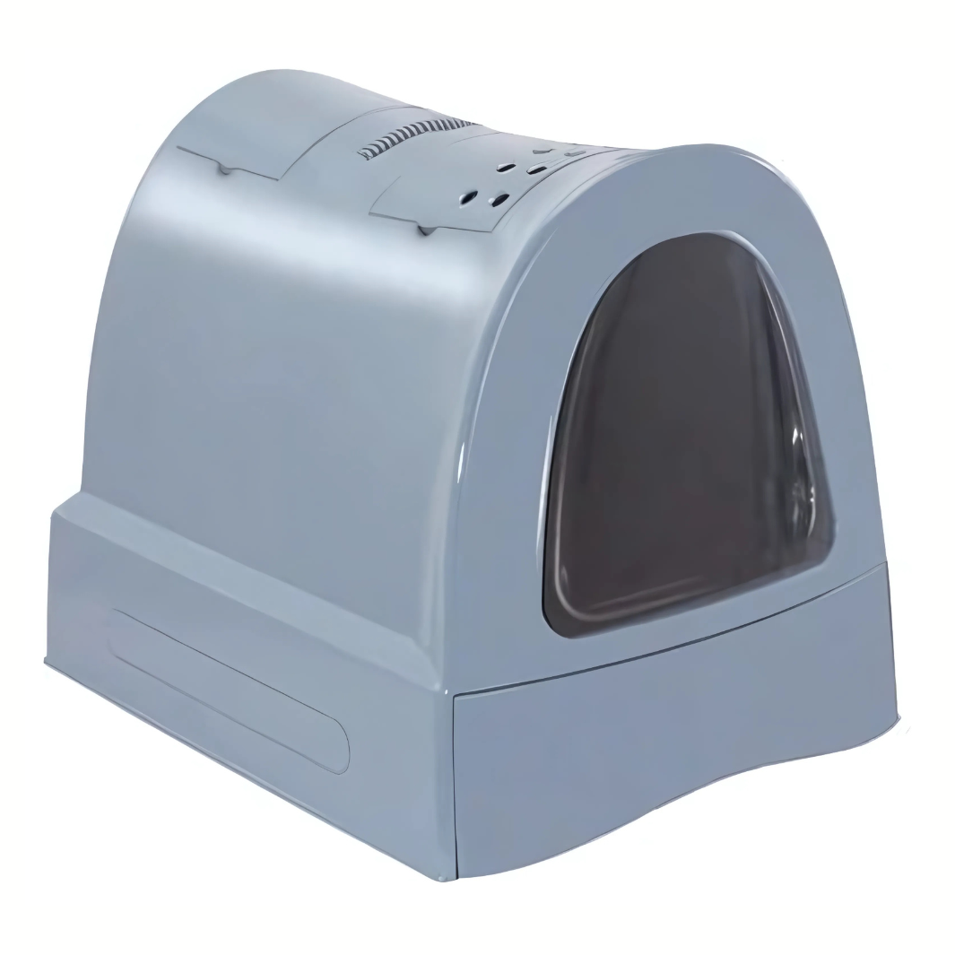 Imac Katzentoilette mit Schublade - Blau
