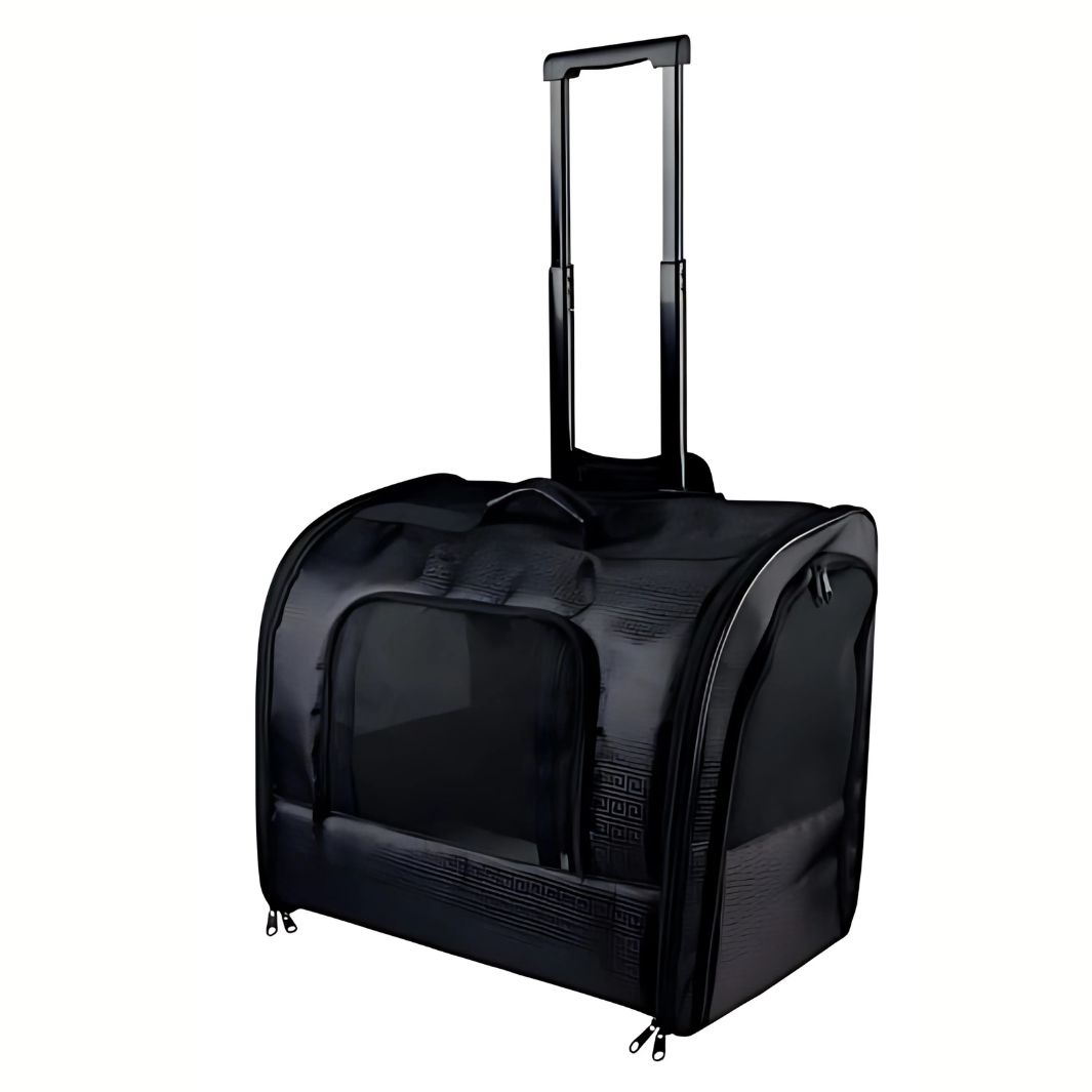 Trixie Reisekorbwagen Eleganz Schwarz