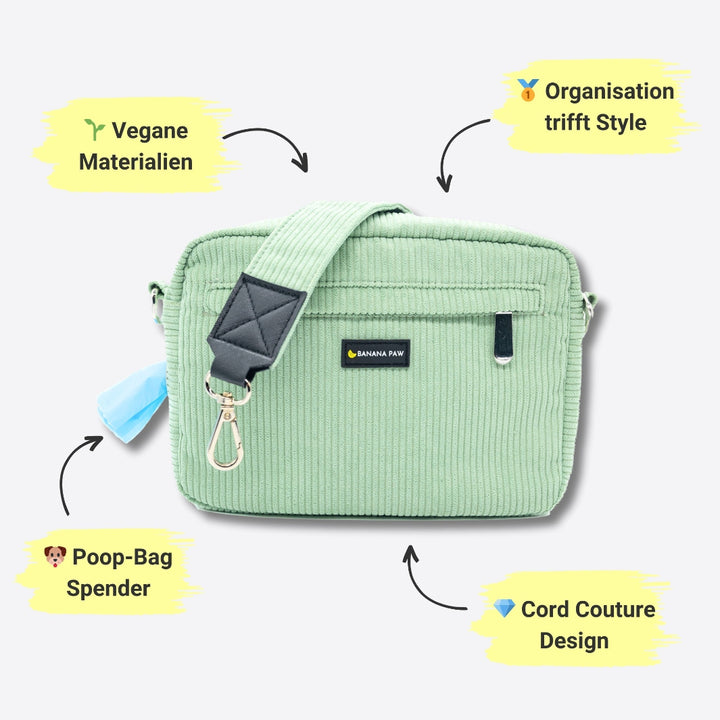 Gassitasche  · Cord · Mint Bliss