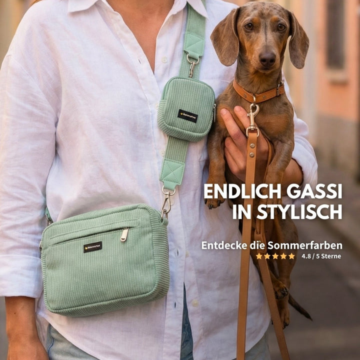 Gassitasche  · Cord · Mint Bliss