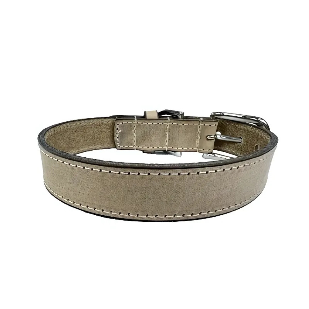 Sazzz Hundehalsband Nomad Vintage - Leder - Beige