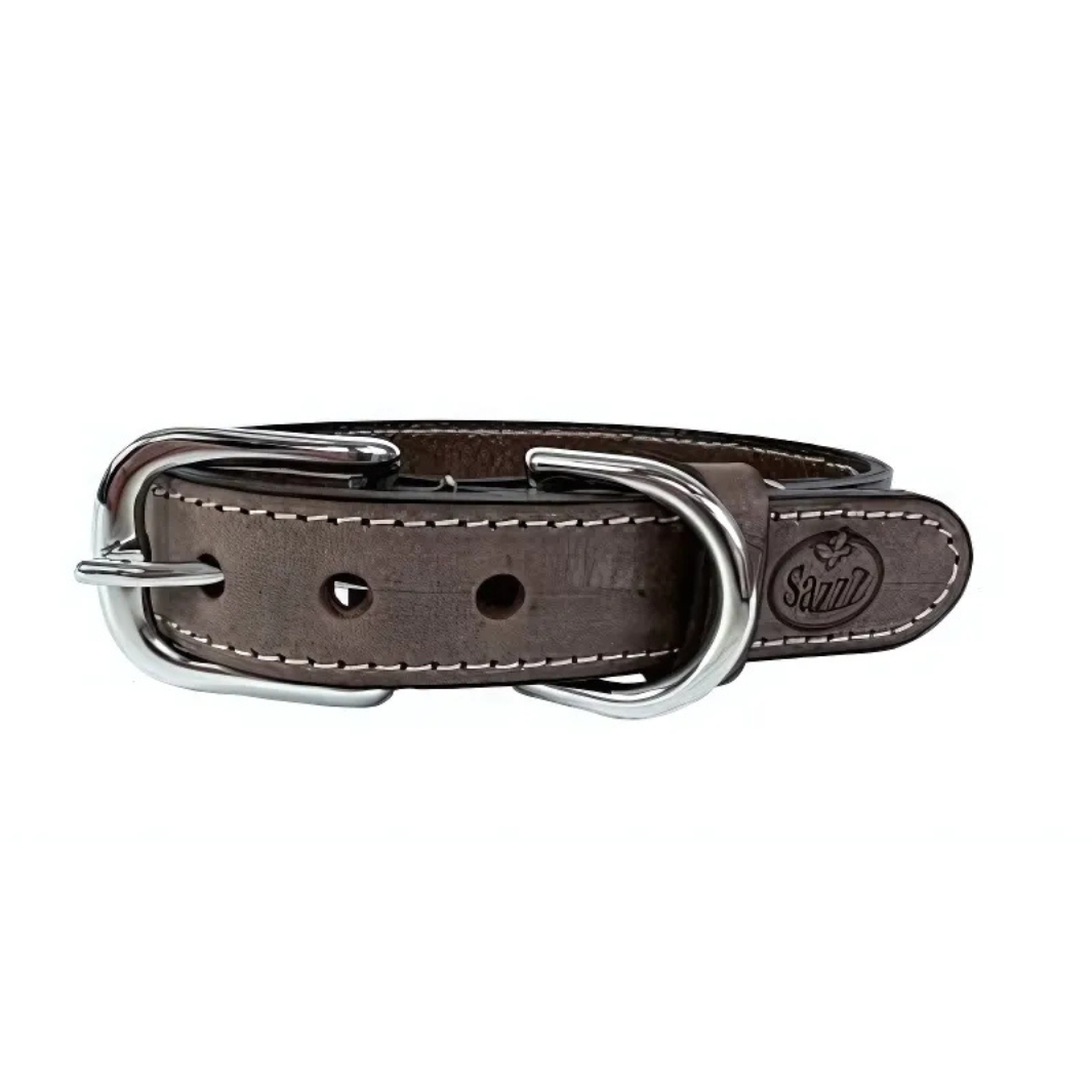Sazzz Hundehalsband Nomad Vintage - Leder - Braun