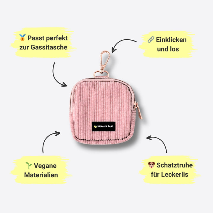 Gassitasche · Cord · Rosewood Blush