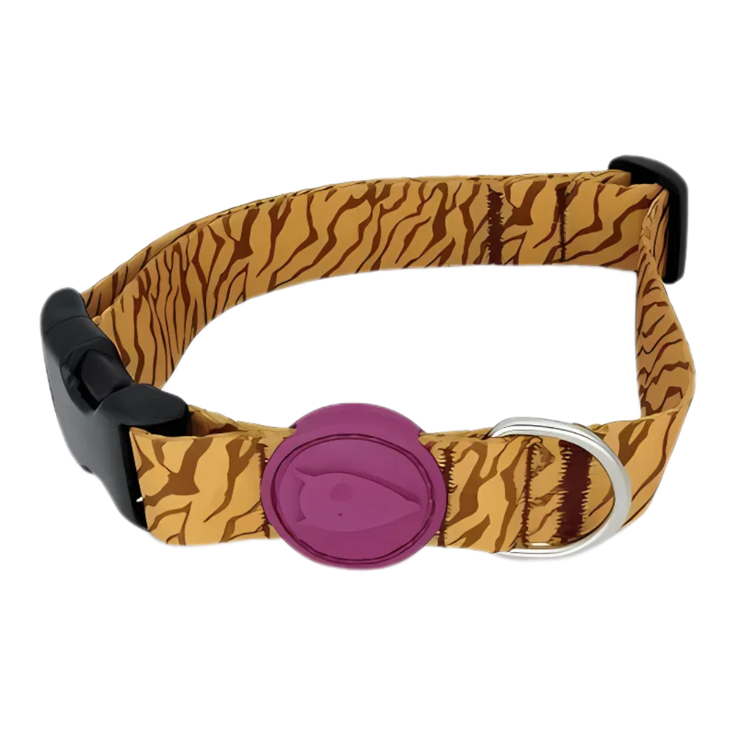 Morso Hundehalsband Dschungel Trommel - Recycelt - Orange