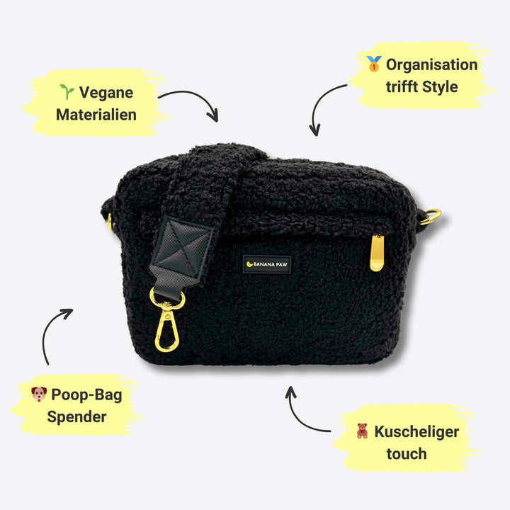 Gassitasche · Teddy · Obsidian Black