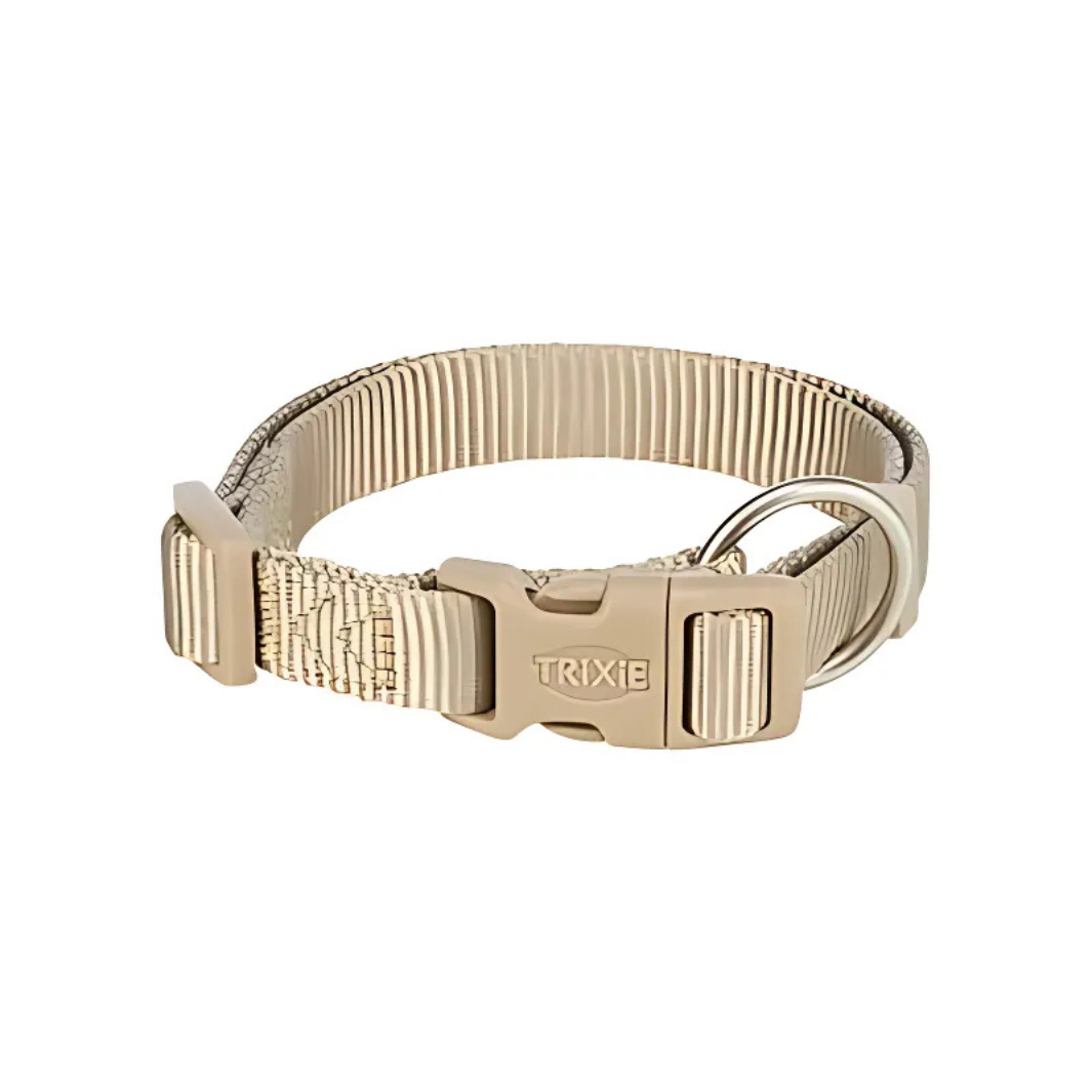 Trixie Hundehalsband Premium Sand - Taupe
