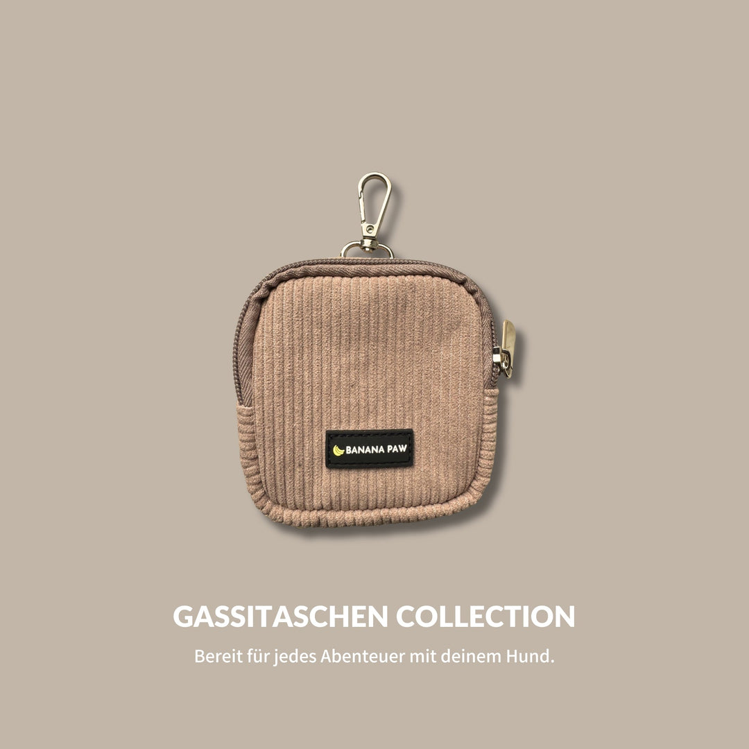 Gassitasche · Cord · Sandy Brown
