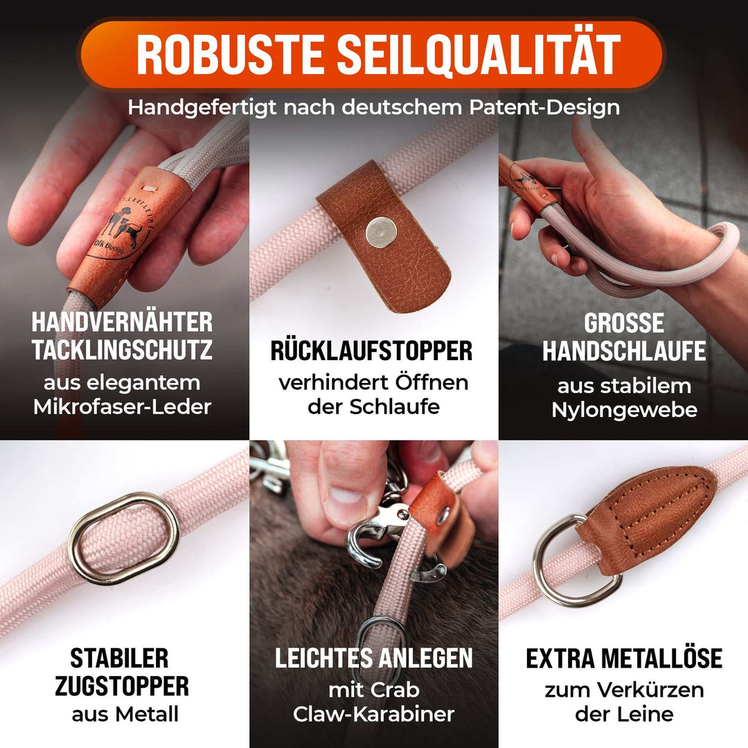LeichtLaufLeine® Kurzleine und Übungsleine zur besseren Leinenführung
