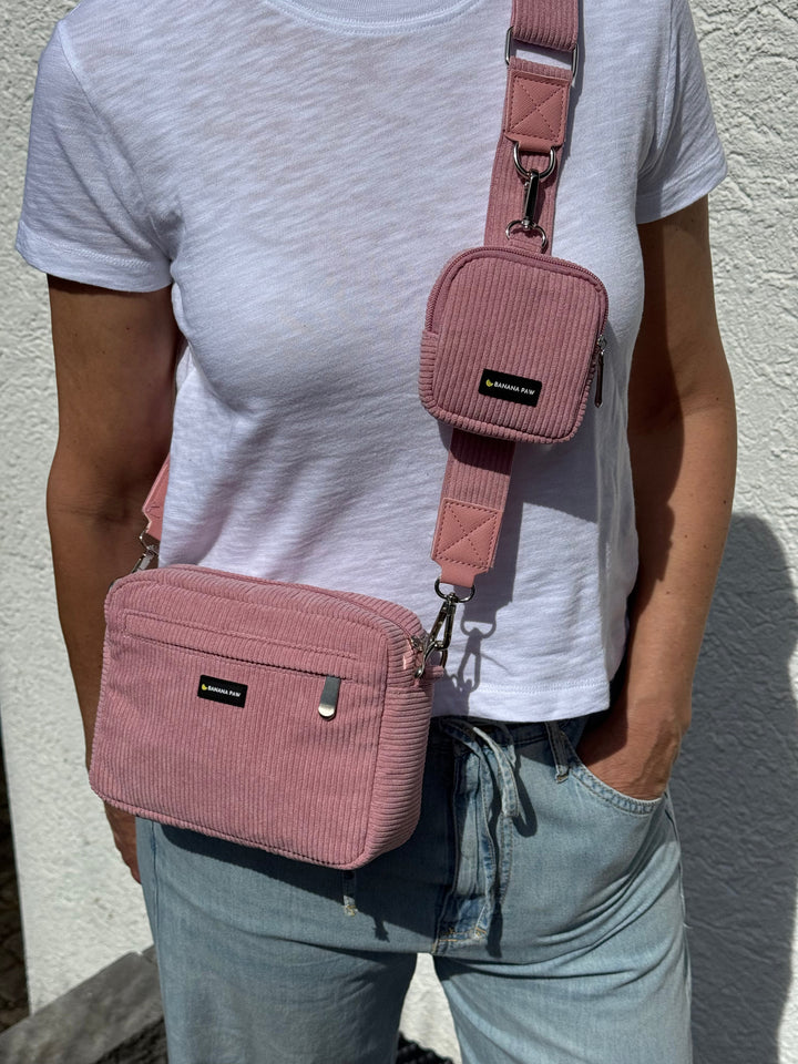 Gassitasche · Cord · Rosewood Blush