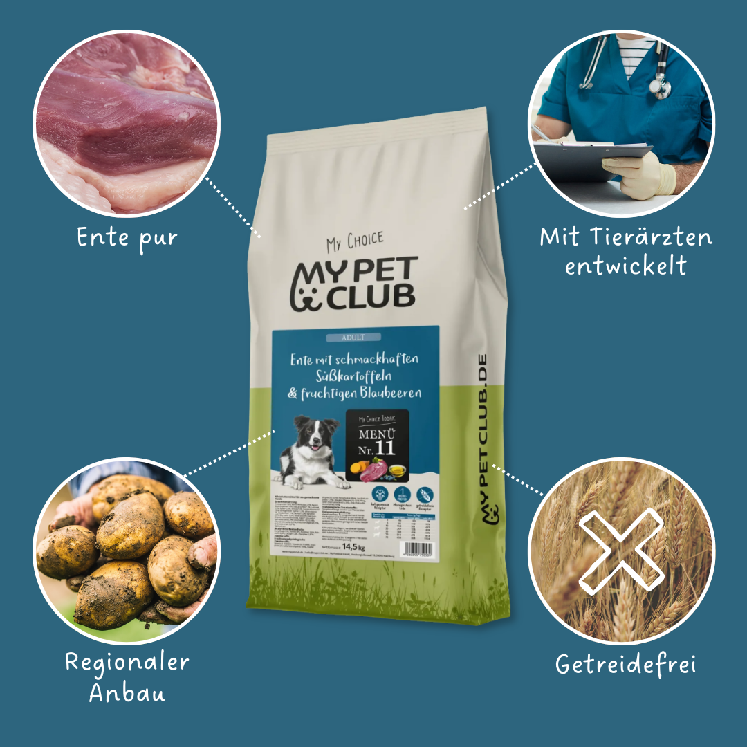 MyPetClub kaltgepresste Herstellung Ente