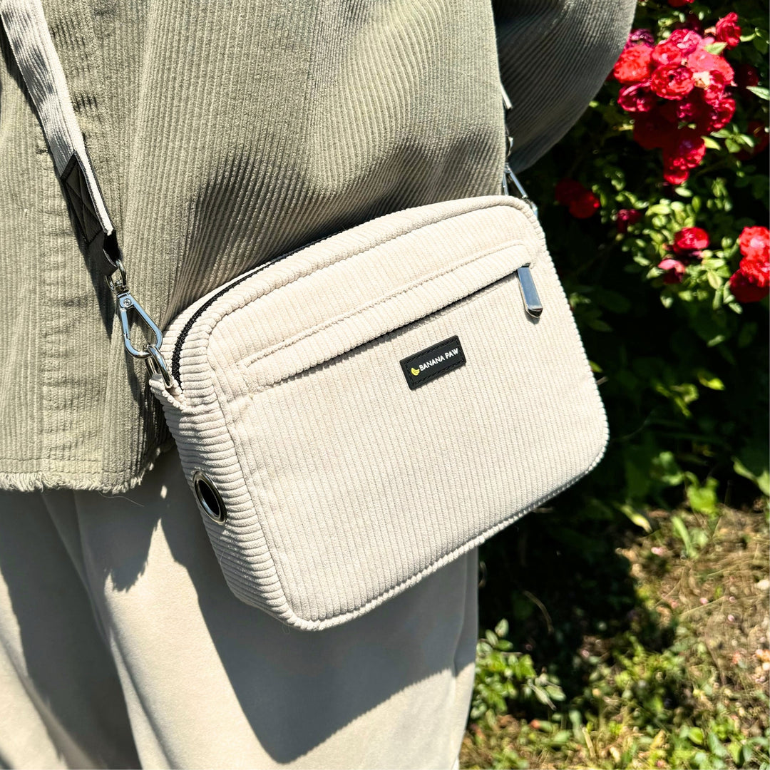 Gassitasche · Cord · Creme Deluxe
