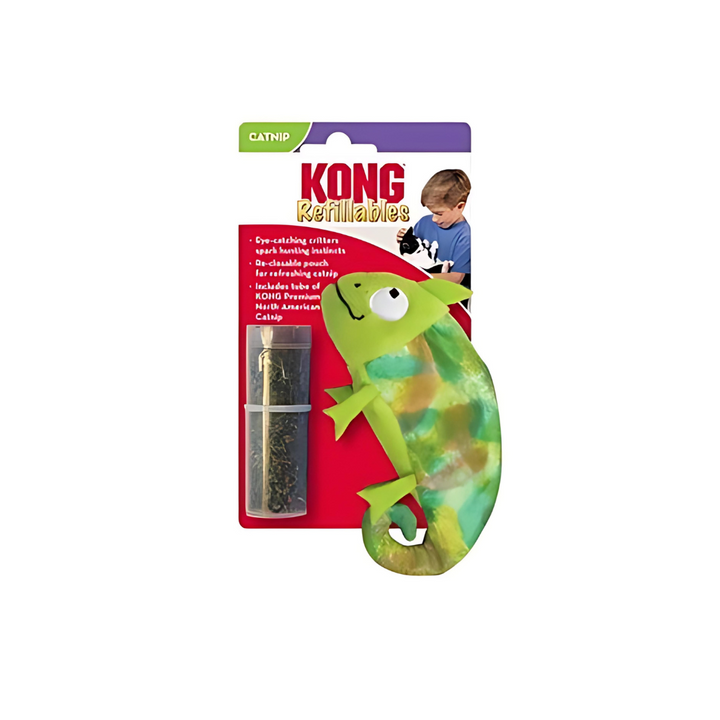 Kong Chamäleon Mit Katzenminze Nachfüllbar